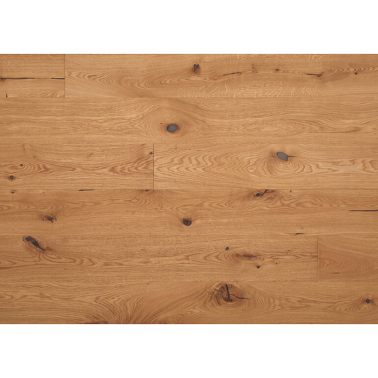 Produktbild: Parkett Eiche Landhausdiele handgehobelt dezent Rustikal - INDIVIDUAL LINE