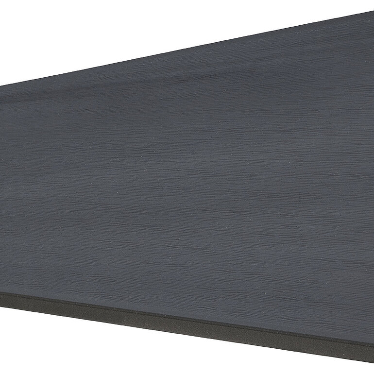 Produktbild: Einzelprofil Tudo, BPC, coextrudiert, Steingrau, 180x15x1,9cm