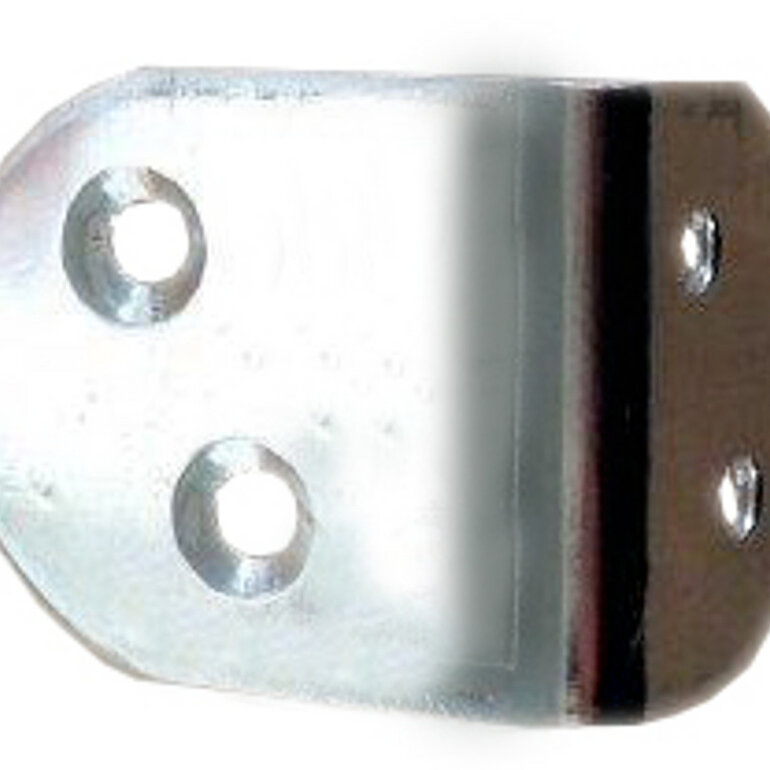 Produktbild: Befestigungswinkel Verti, Edelstahl, inkl. Edelstahl-Schrauben, 8 Stück/Pack