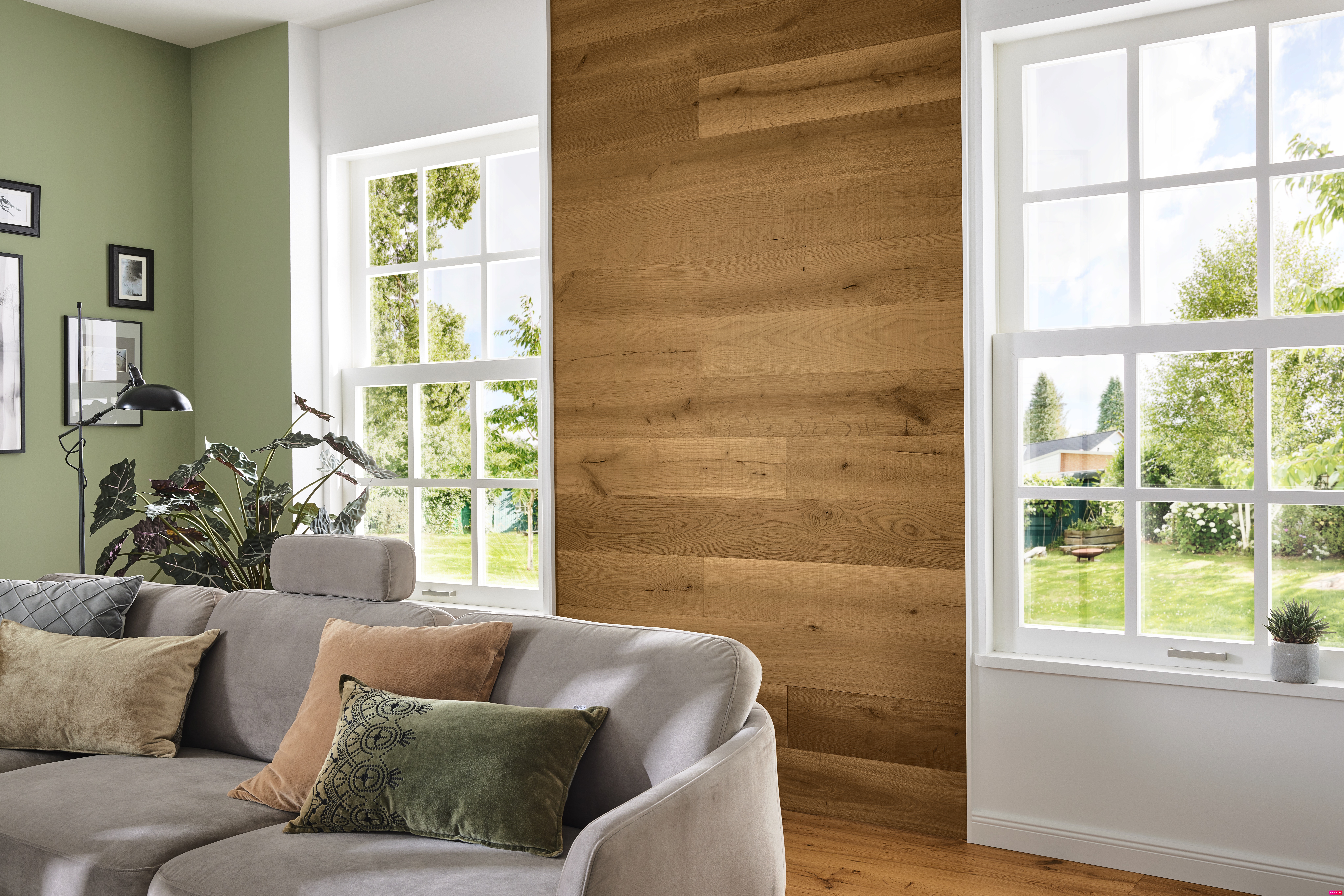 Wohnzimmer – Lanhausstil Wand